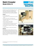 Batch Kneader KDHJ-10 Technical Bulletin