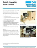 Batch Kneader KDHJ-20 Technical Bulletin