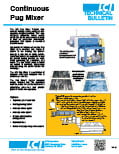 Pug Mixer Technical Bulletin
